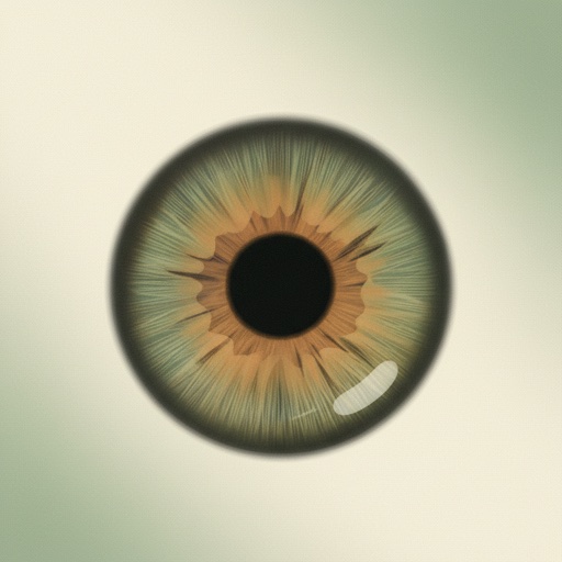 Hazel eye illustration