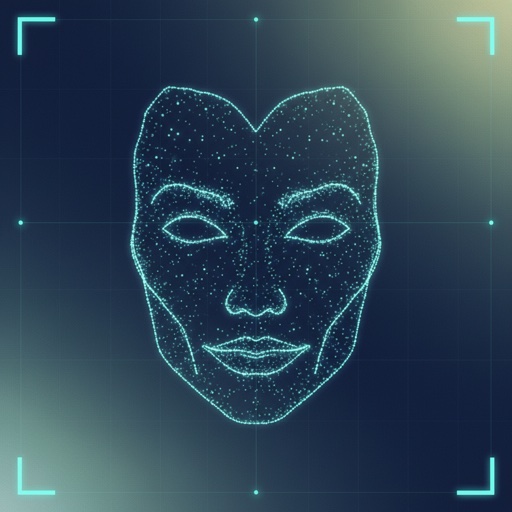 Heart face shape illustration