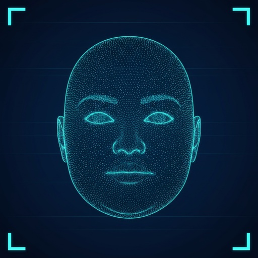 Round face shape illustration